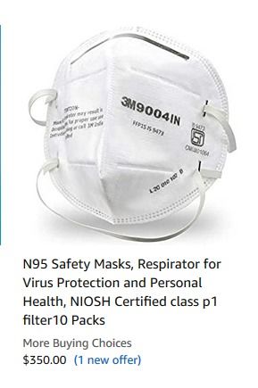 亞馬遜打擊哄抬物價？用戶質(zhì)疑 為何我仍買下35美元一只的口罩廣告